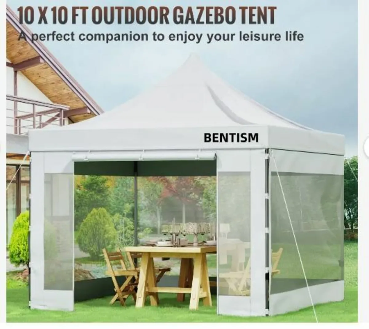 304.8 x 304.8 cm Pop Up Canopy Tent - Image 2