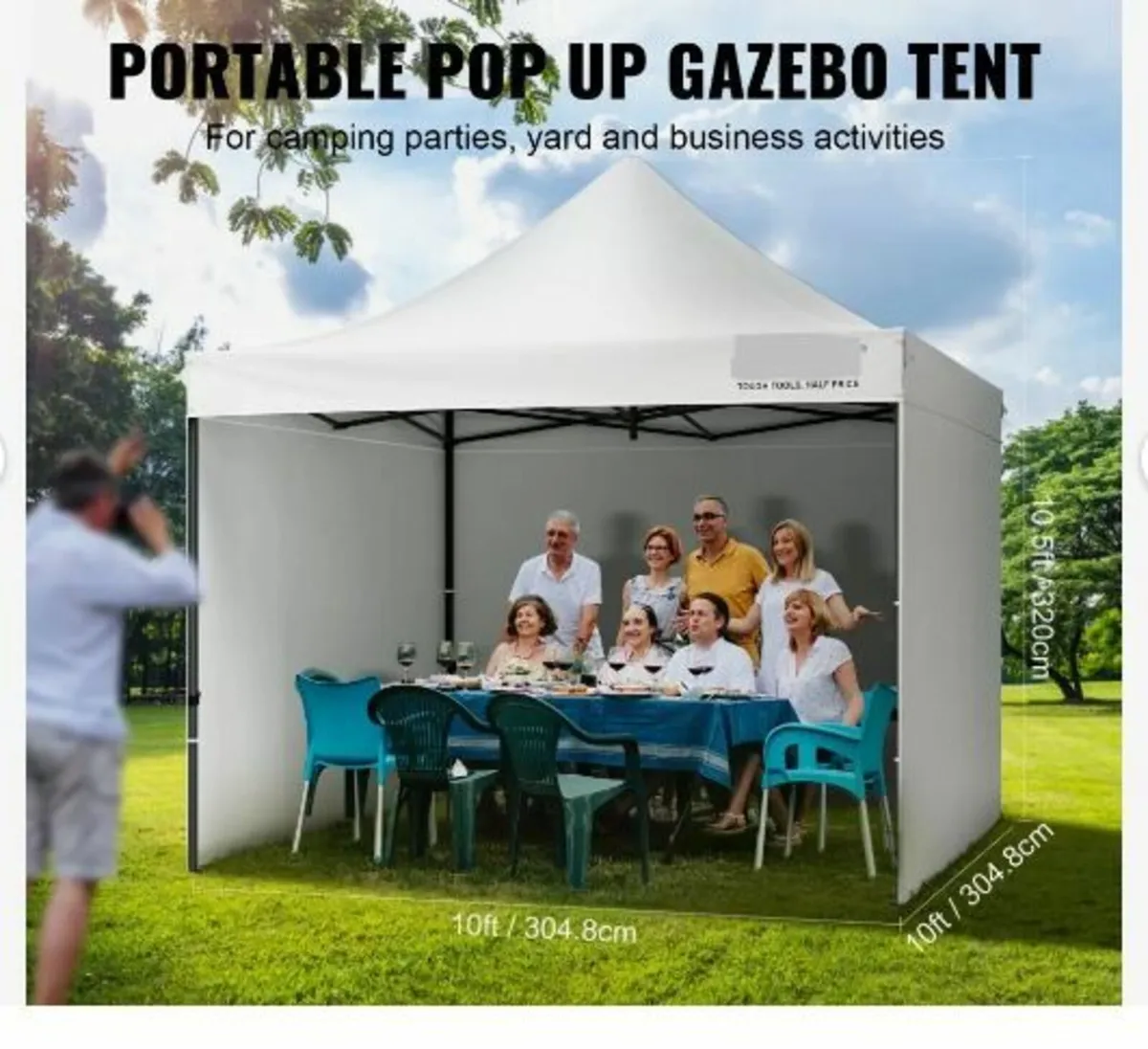 Pop Up Canopy Tent Outdoor Gazebo Tent - Image 3