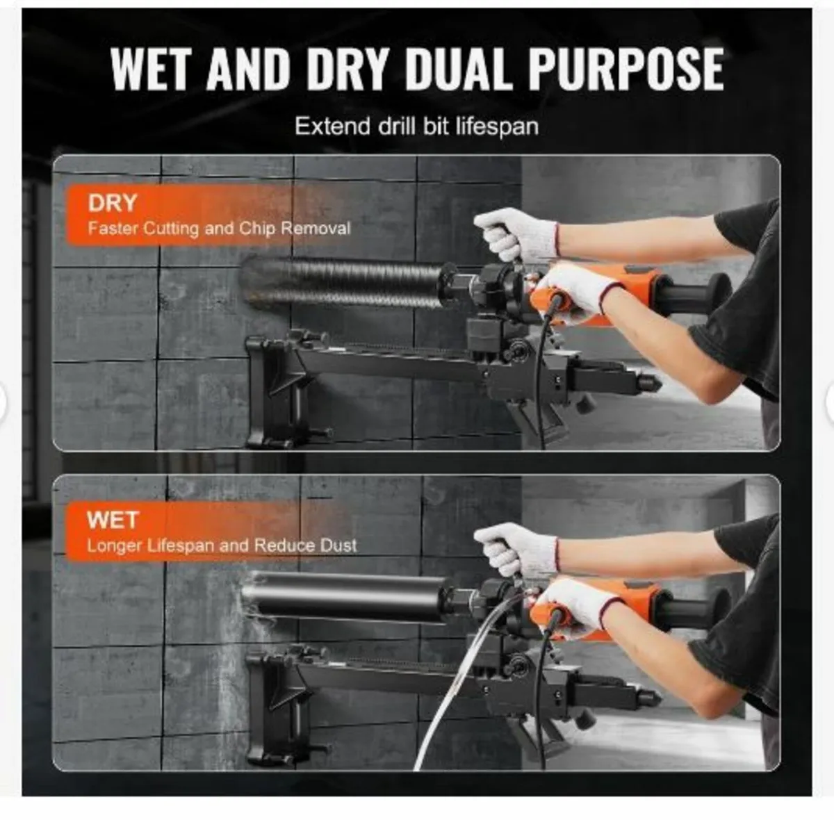 Core Drill Machine 2.03-18 cm Dia 2600W - Image 2