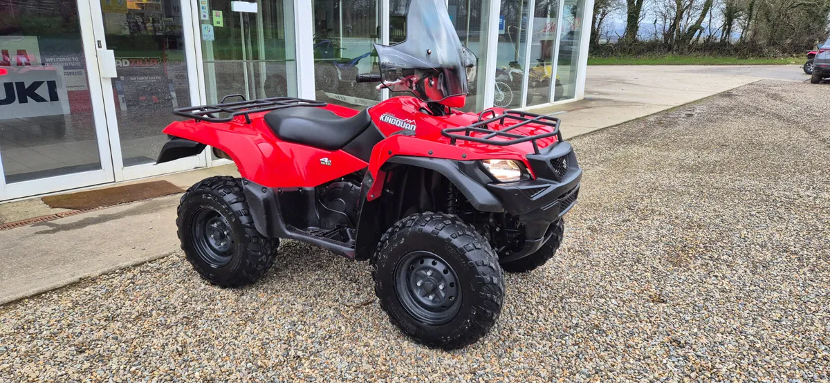 LOW HOURS 2018 SUZUKI KING QUAD LTA 500 - Image 1