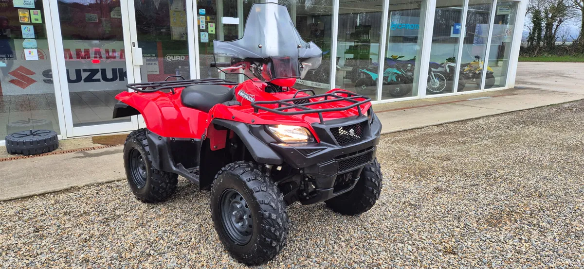 LOW HOURS 2018 SUZUKI KING QUAD LTA 500 - Image 2