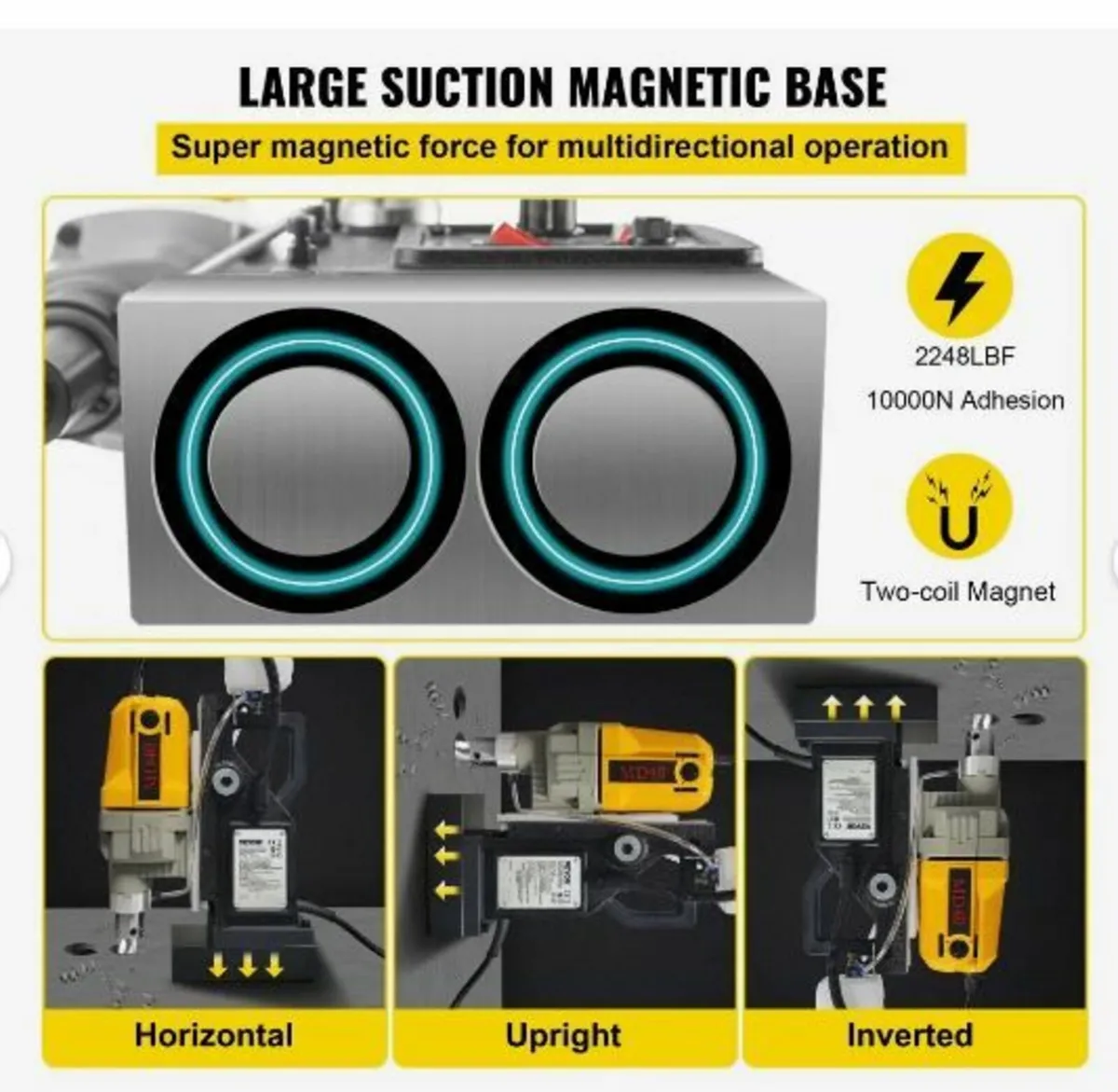 Magnetic Drill, 1100W 4 cm Boring Diameter - Image 4