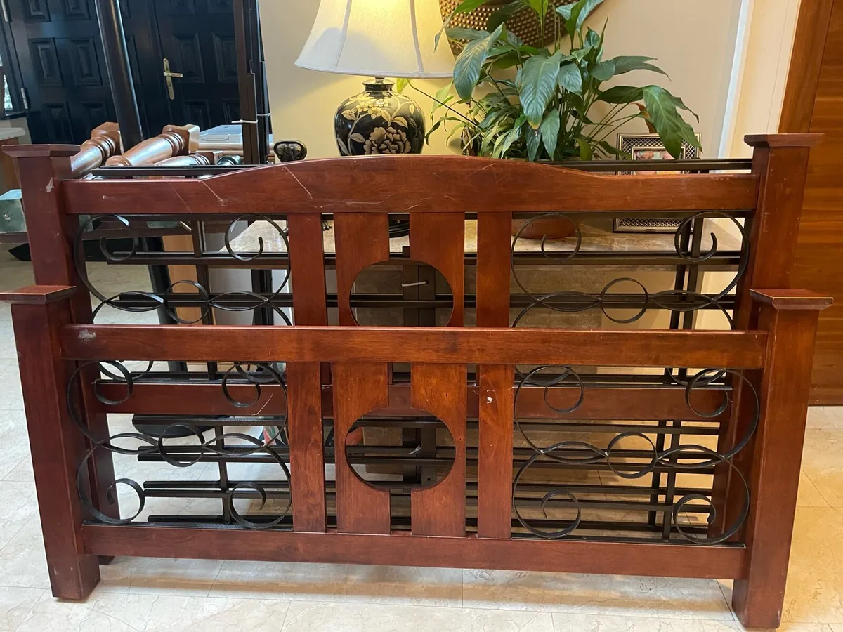 Fabulous Extremely Solid 5 Ft Wooden King Size Bed - Image 2