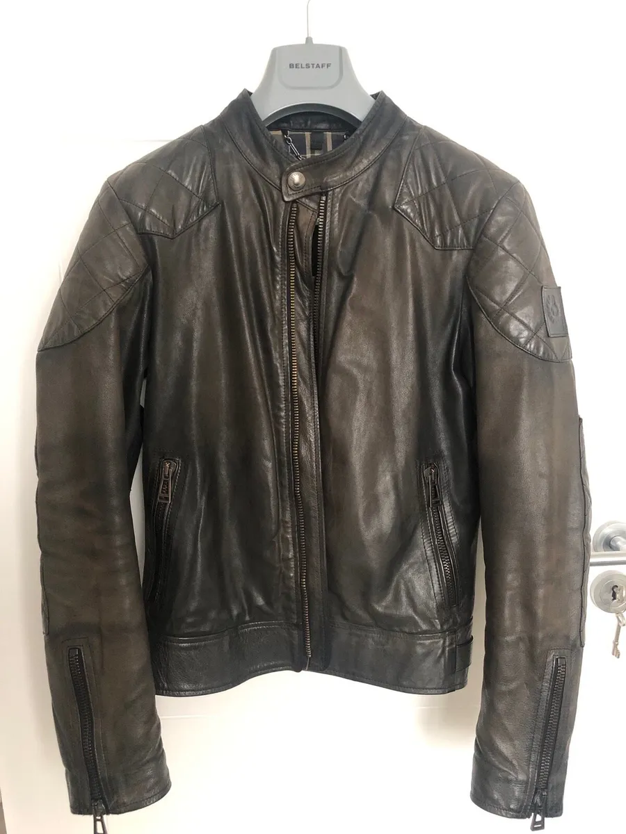 Belstaff leather biker jacket - Image 1