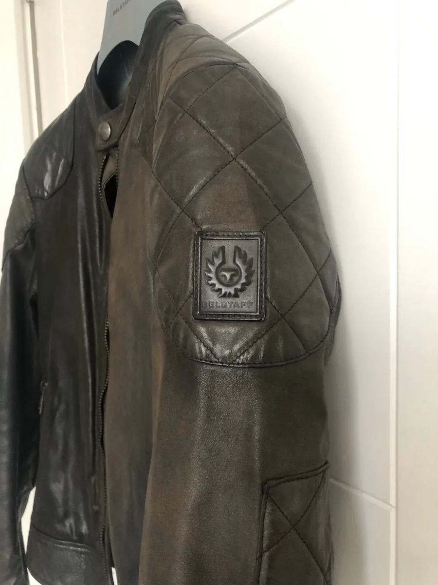 Belstaff leather biker jacket - Image 3