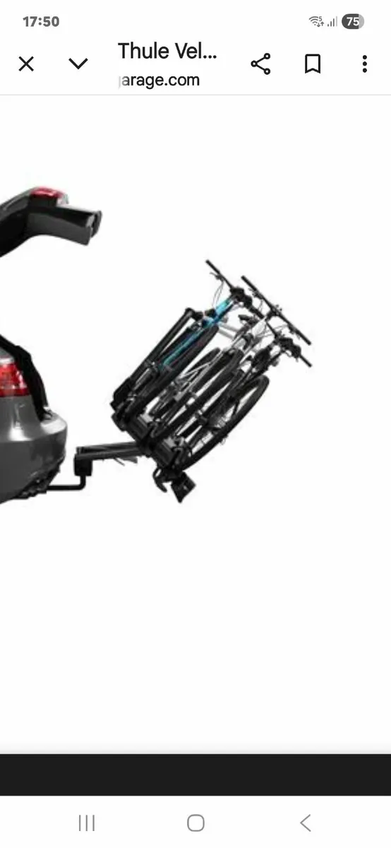 THULE 4 bike rack for car (tow bar) - Image 3