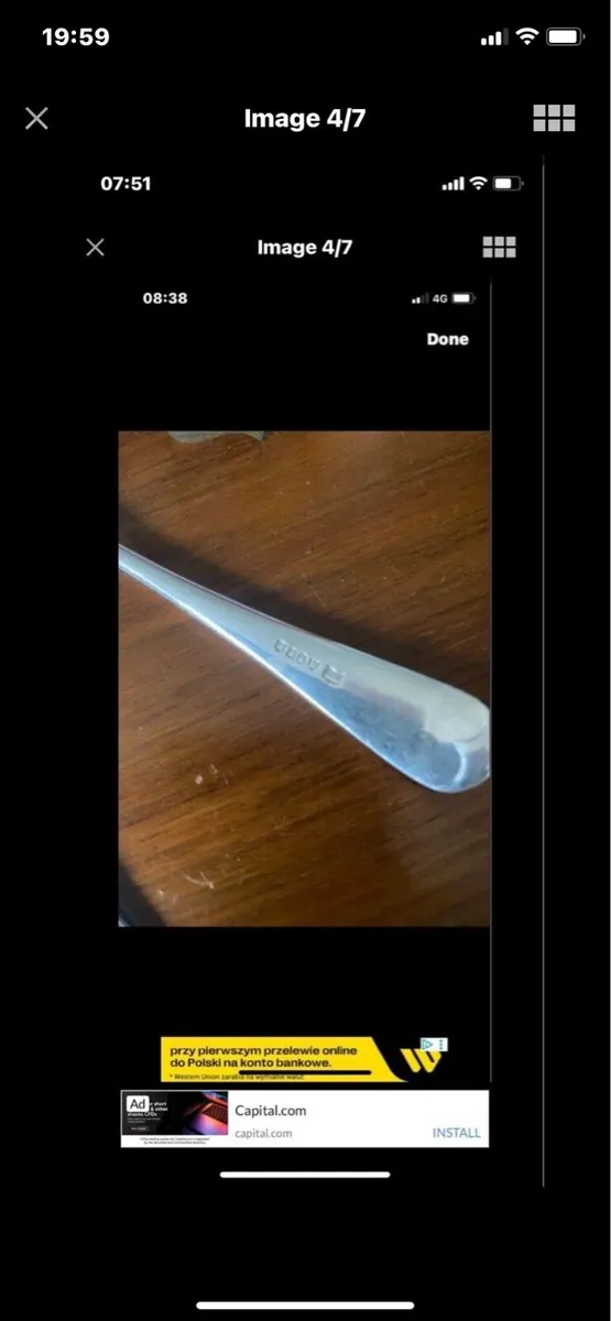 Antique 24 Piece Boxed Fish Set - Image 4