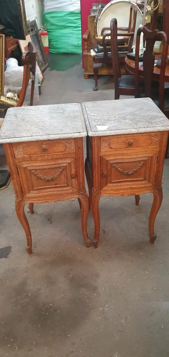 Pair of antique lockers