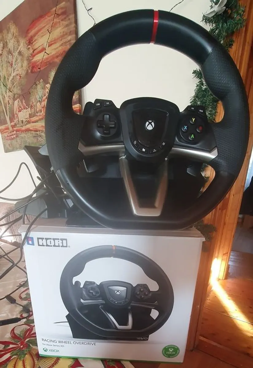 HORI Overdrive Racing Wheel for Xbox Series X|S & PC used for only 6 months - Image 1