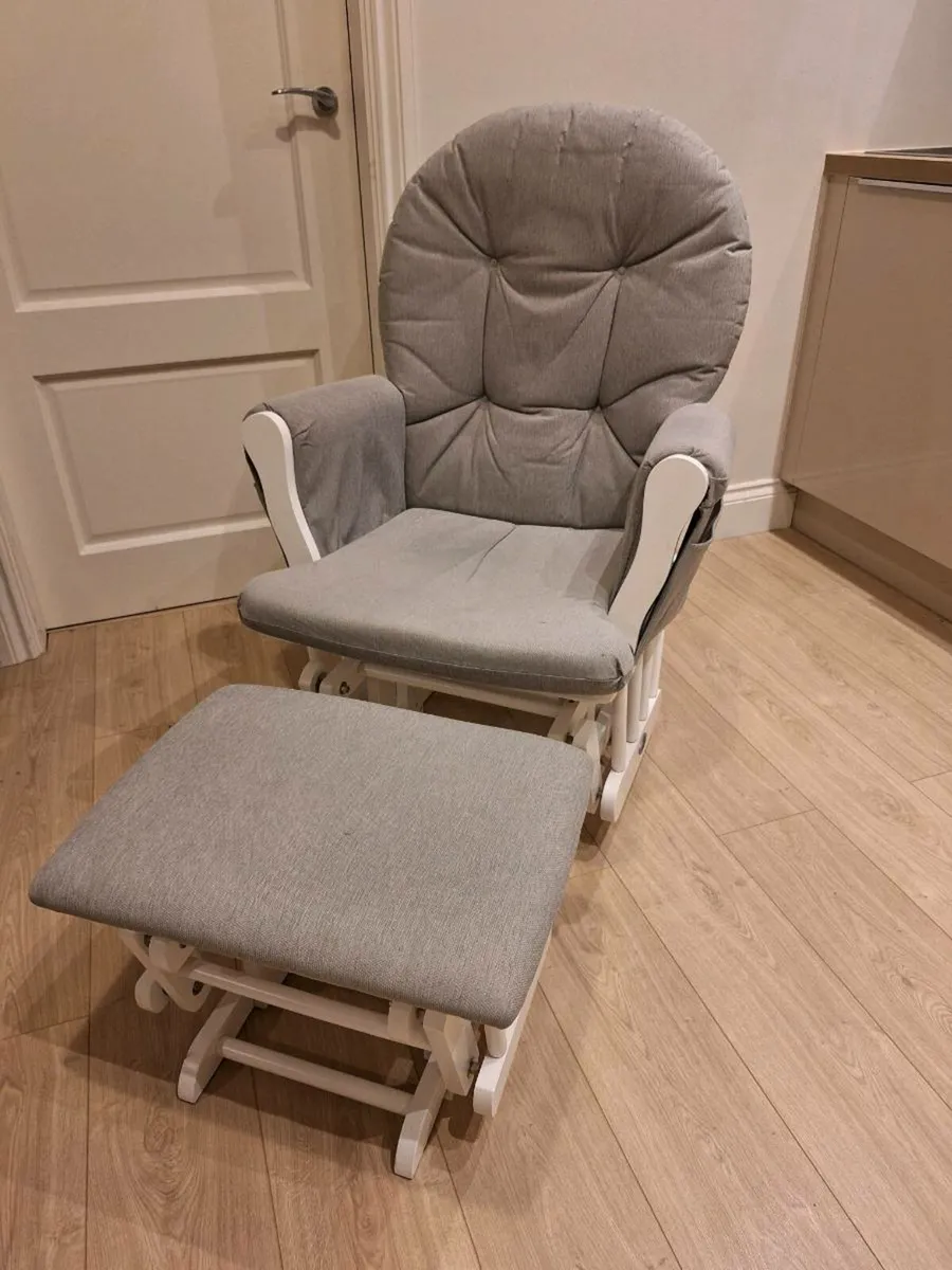Nursing Chair & Stool - Image 1