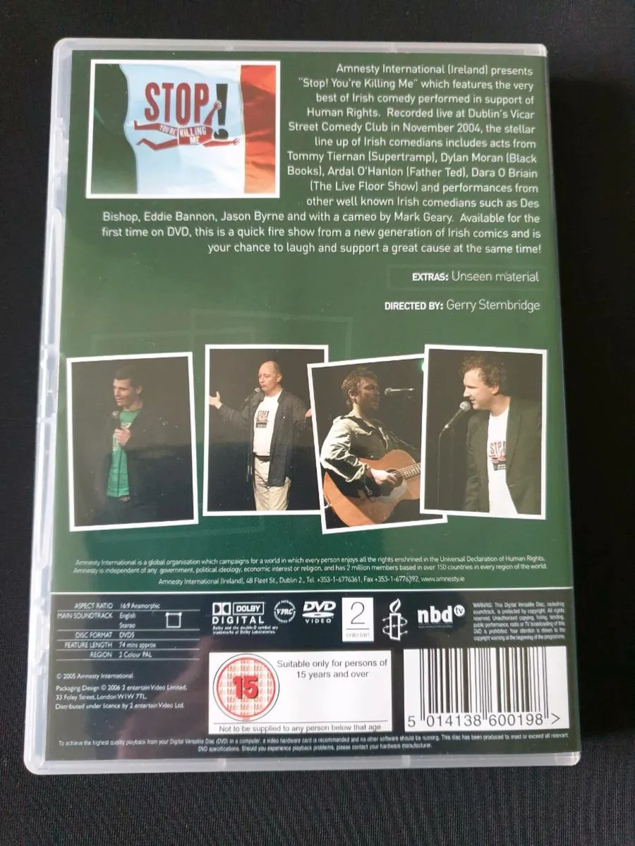 Stop You're Killing Me DVD Irish Stand Up Comedy - Image 2