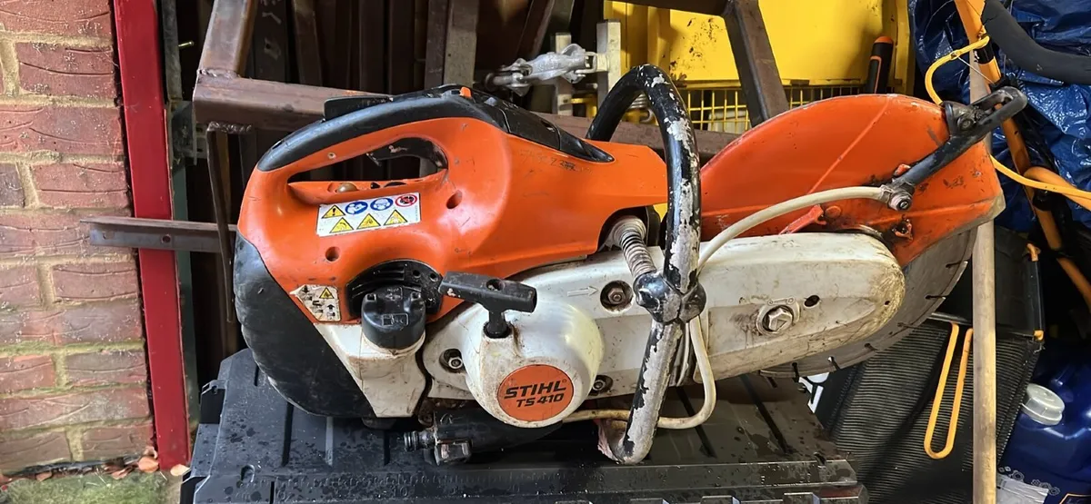 STihl TS410 Petrol Saw - Image 1