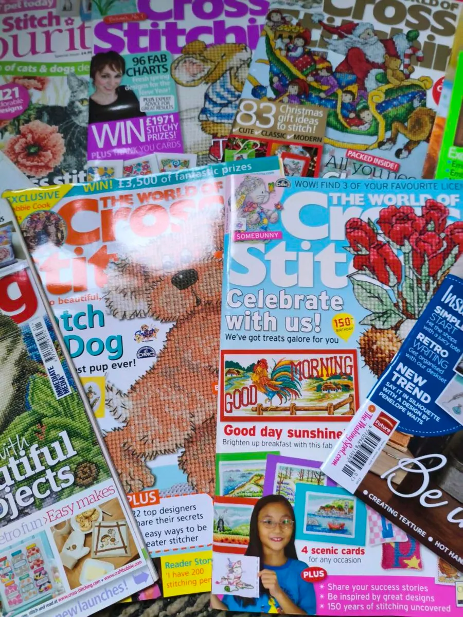Cross-stitch magazine's,and selection bits - Image 3