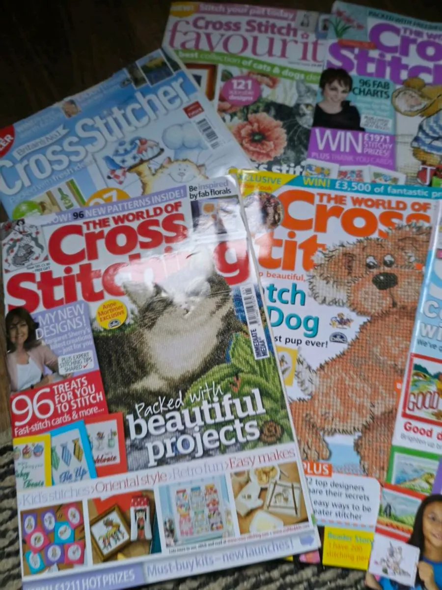 Cross-stitch magazine's,and selection bits - Image 2