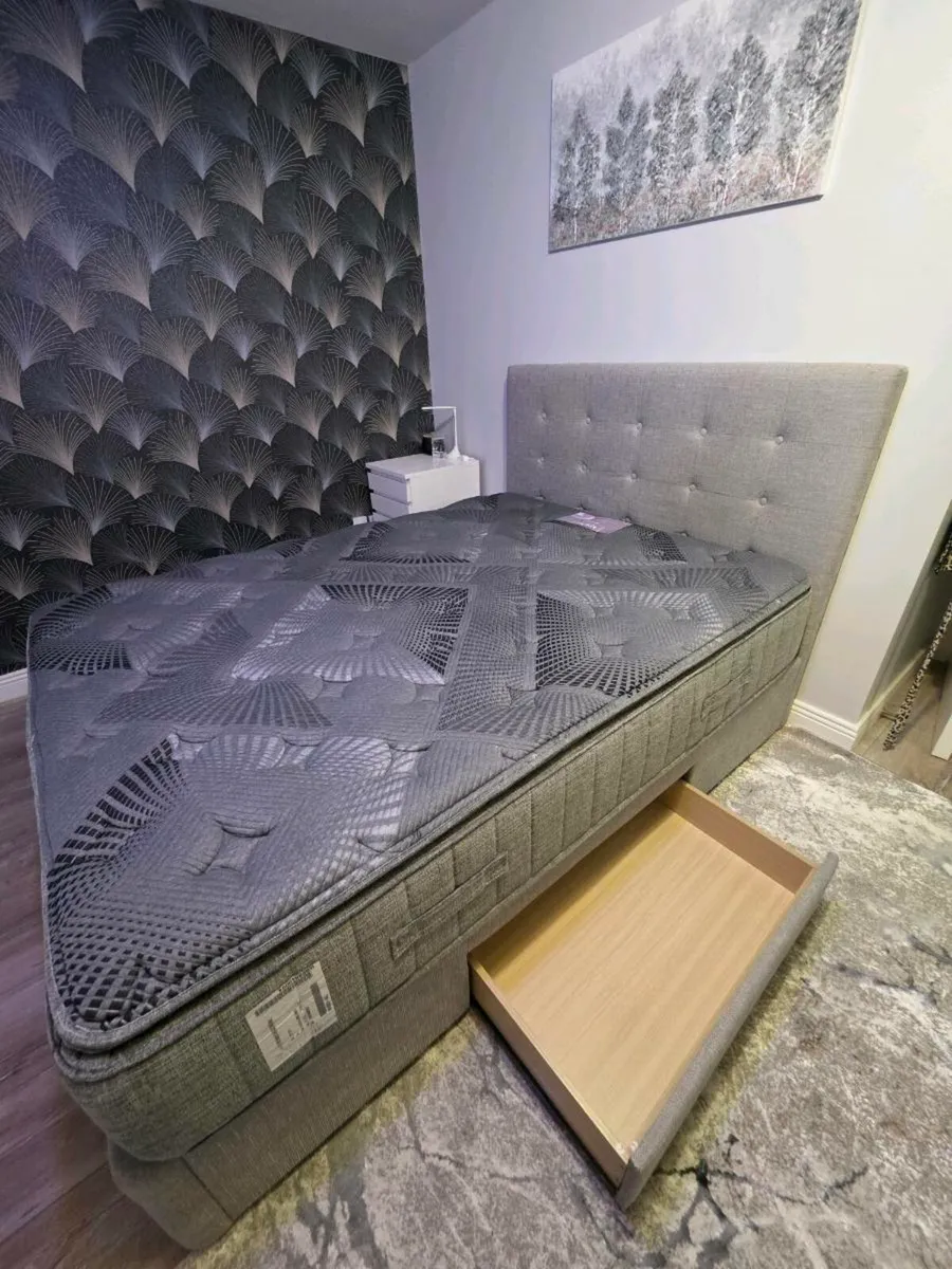 King Bed+Mattress+Headboard - Image 2