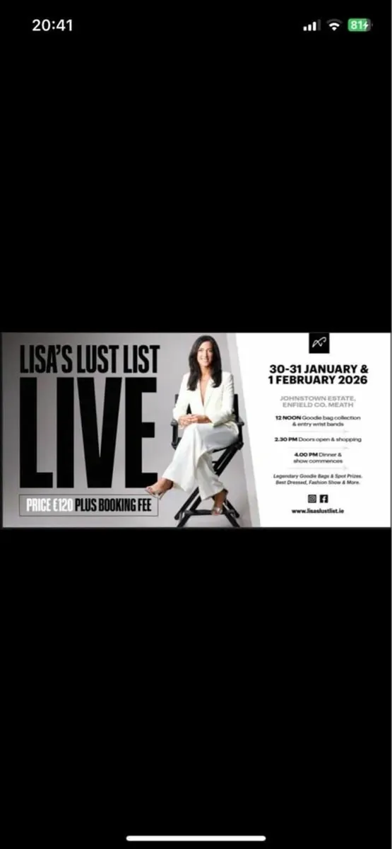 Lisa Lust Ticket