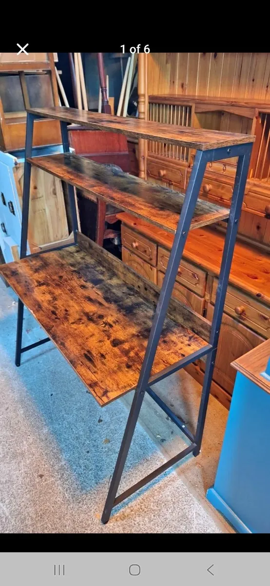 Industrial style desk