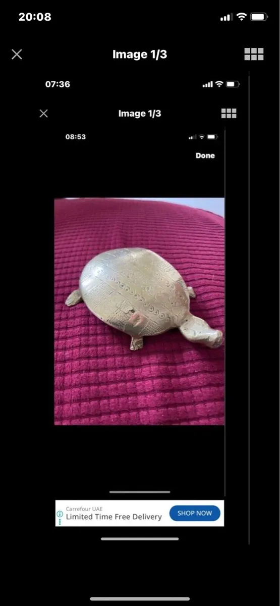 Brass Turtle Paperweight - Image 1