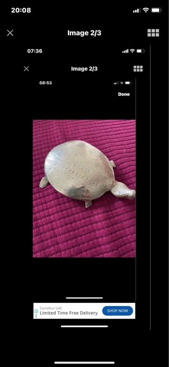 Brass Turtle Paperweight - Image 2