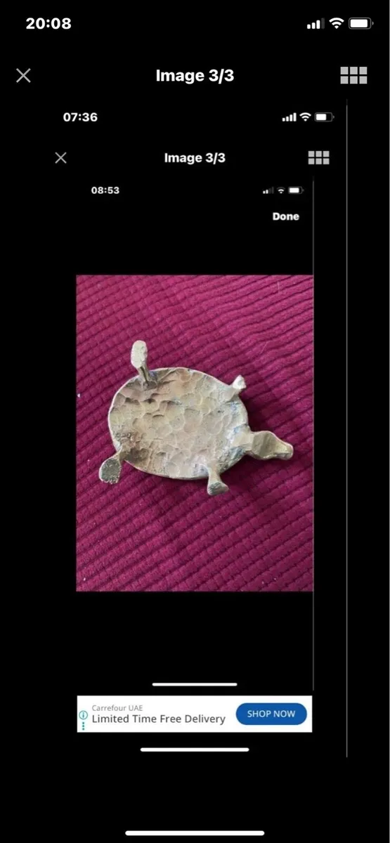 Brass Turtle Paperweight - Image 3