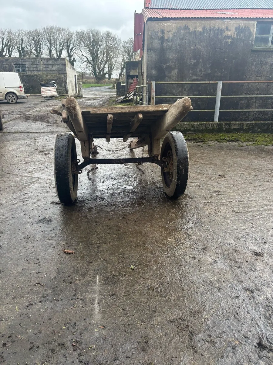 Horse cart & vintage buckrake - Image 2