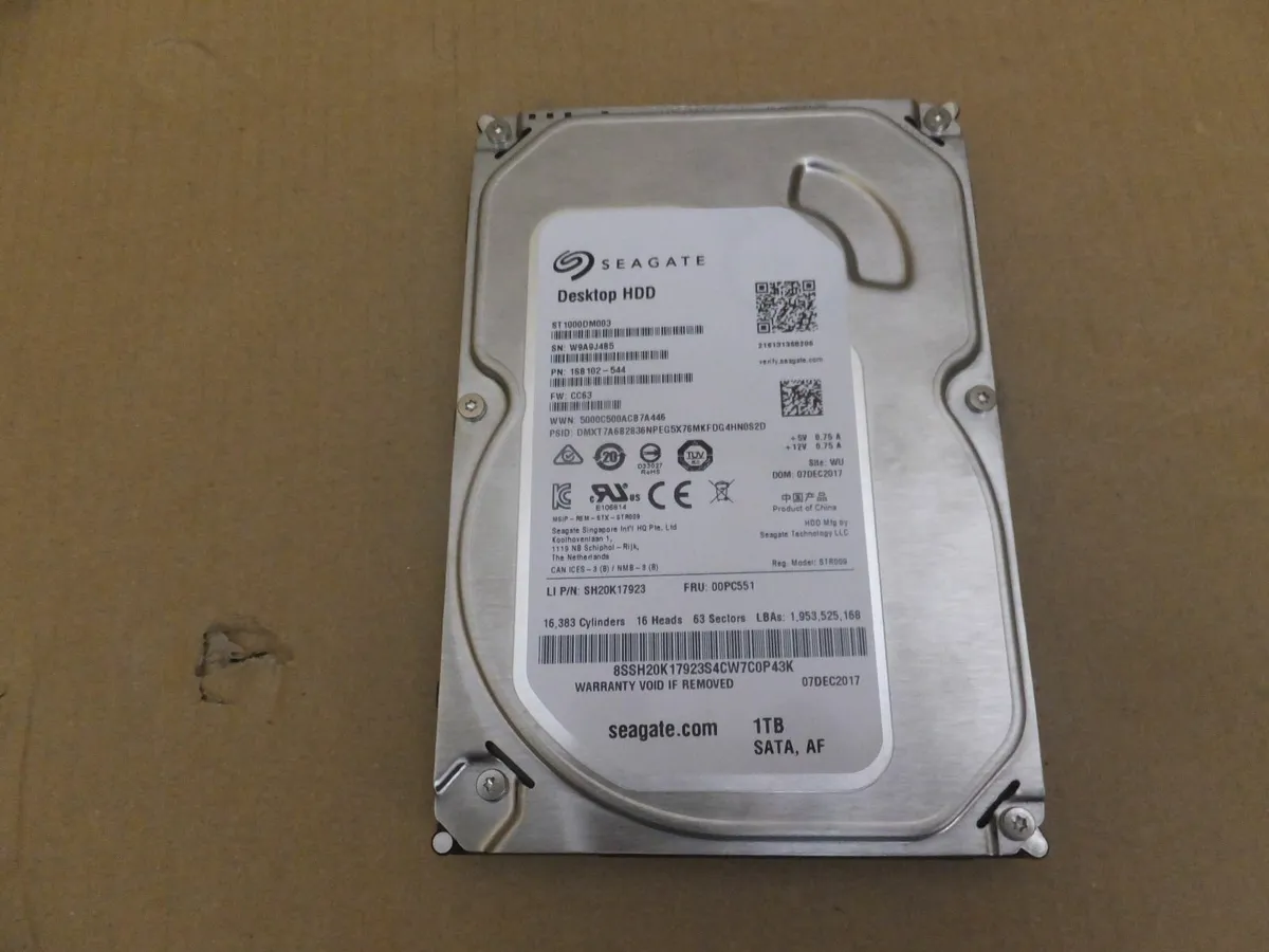 Seagate desktop HDD 1TB - Image 1