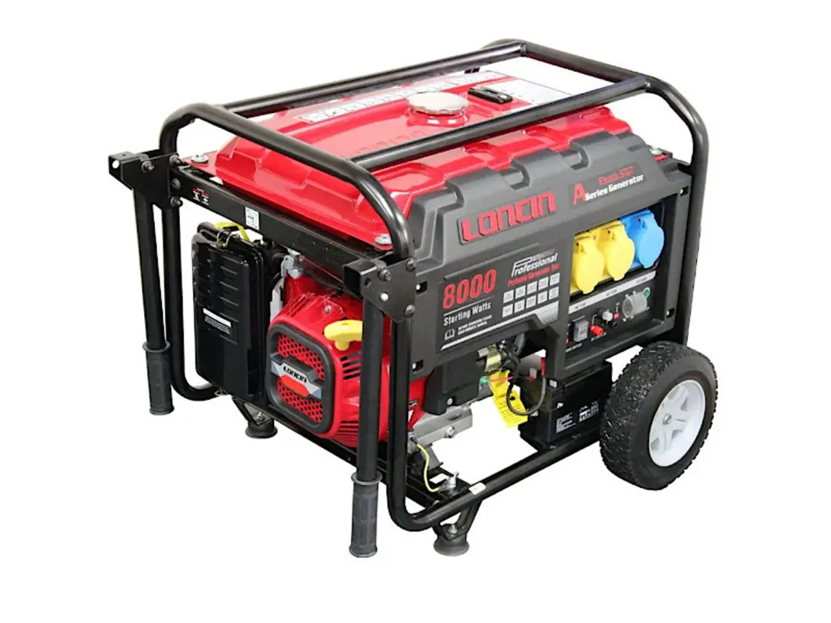 Loncin Lc8000 Petrol Generator 7.5Kva - Image 1