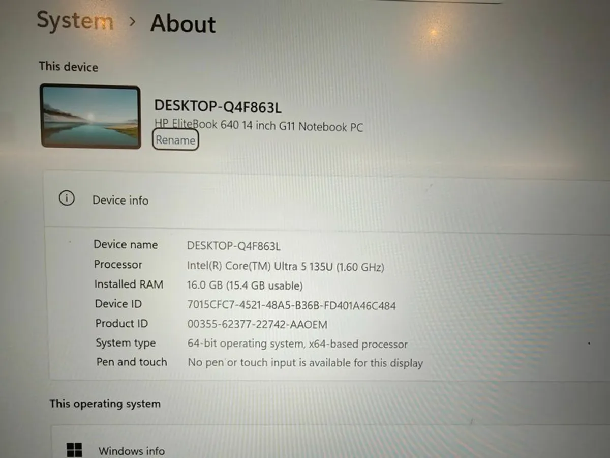 HP Elitebook 640 G11 Laptop - Image 2