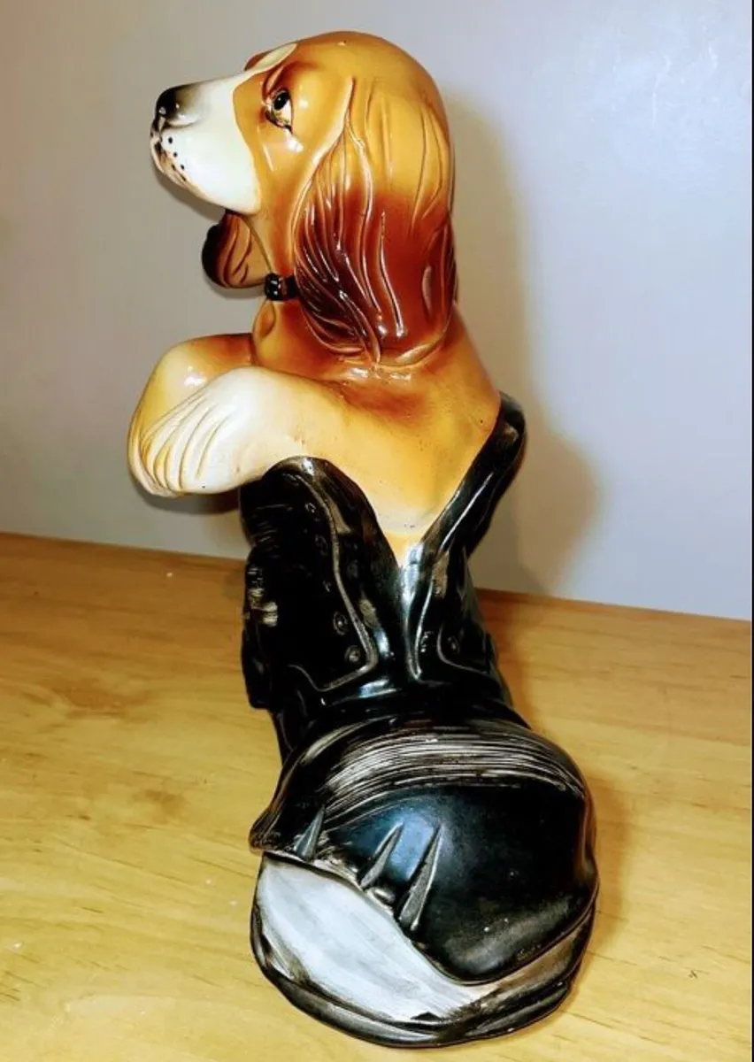 Vintage ceramic dog in a boot - Image 3