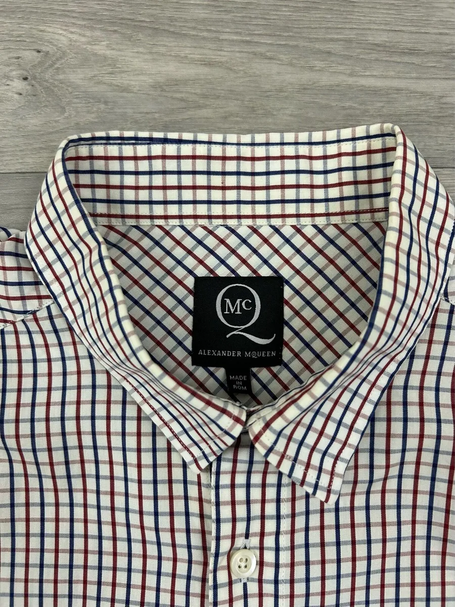 Alexander McQueen Check Shirt Mens Large - Image 4