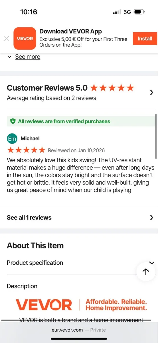 Baby swing - Image 4