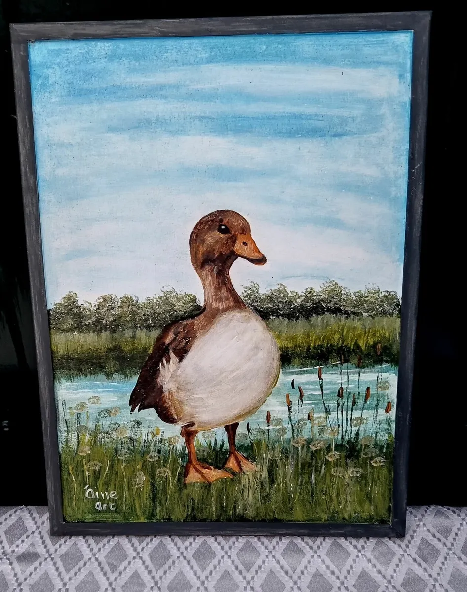 Original Painting  The Young Duck