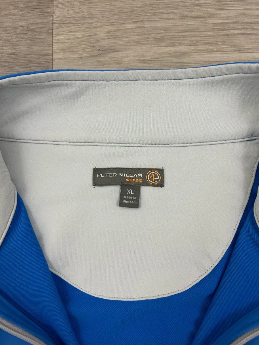 Peter Millar Half Zip Golf Jumper Mens XL - Image 3