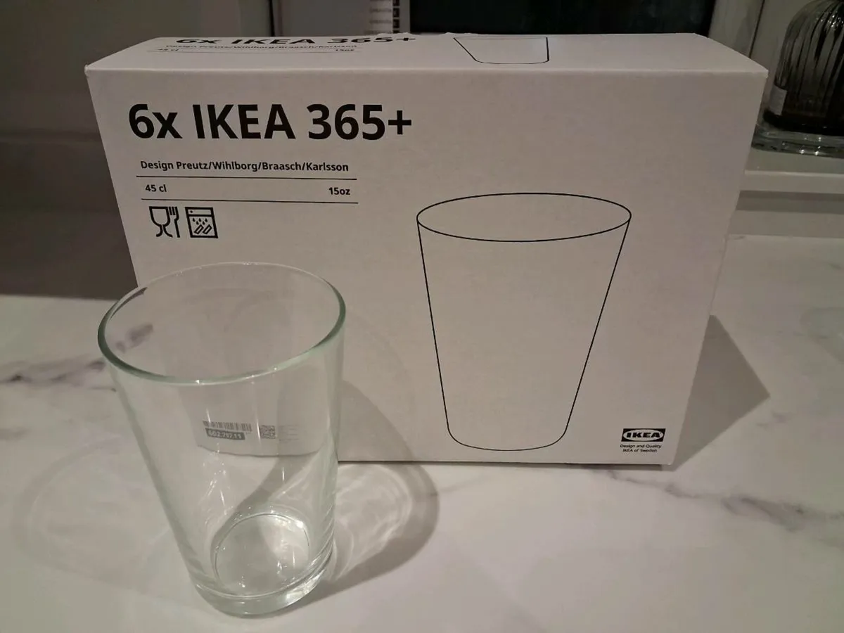 IKEA Glasses x 5 - Image 1
