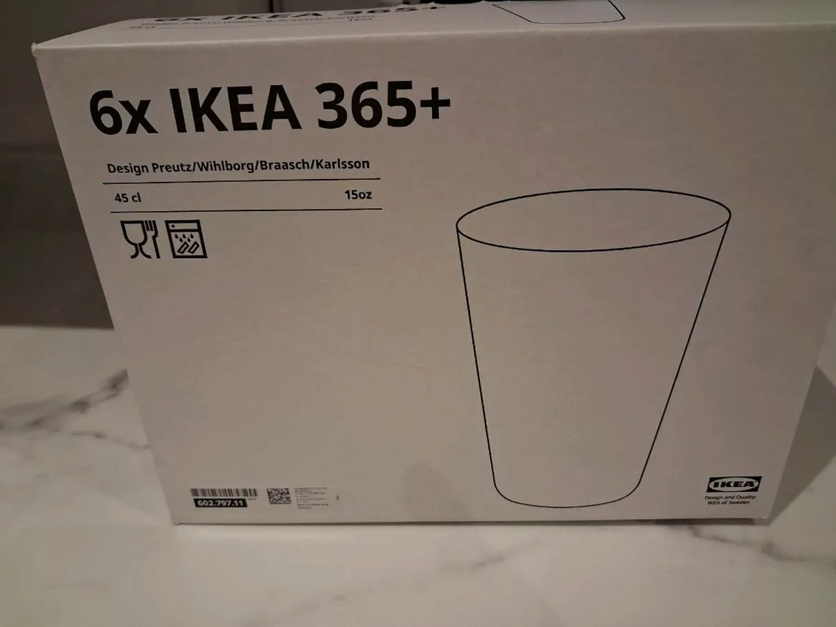 IKEA Glasses x 5 - Image 4