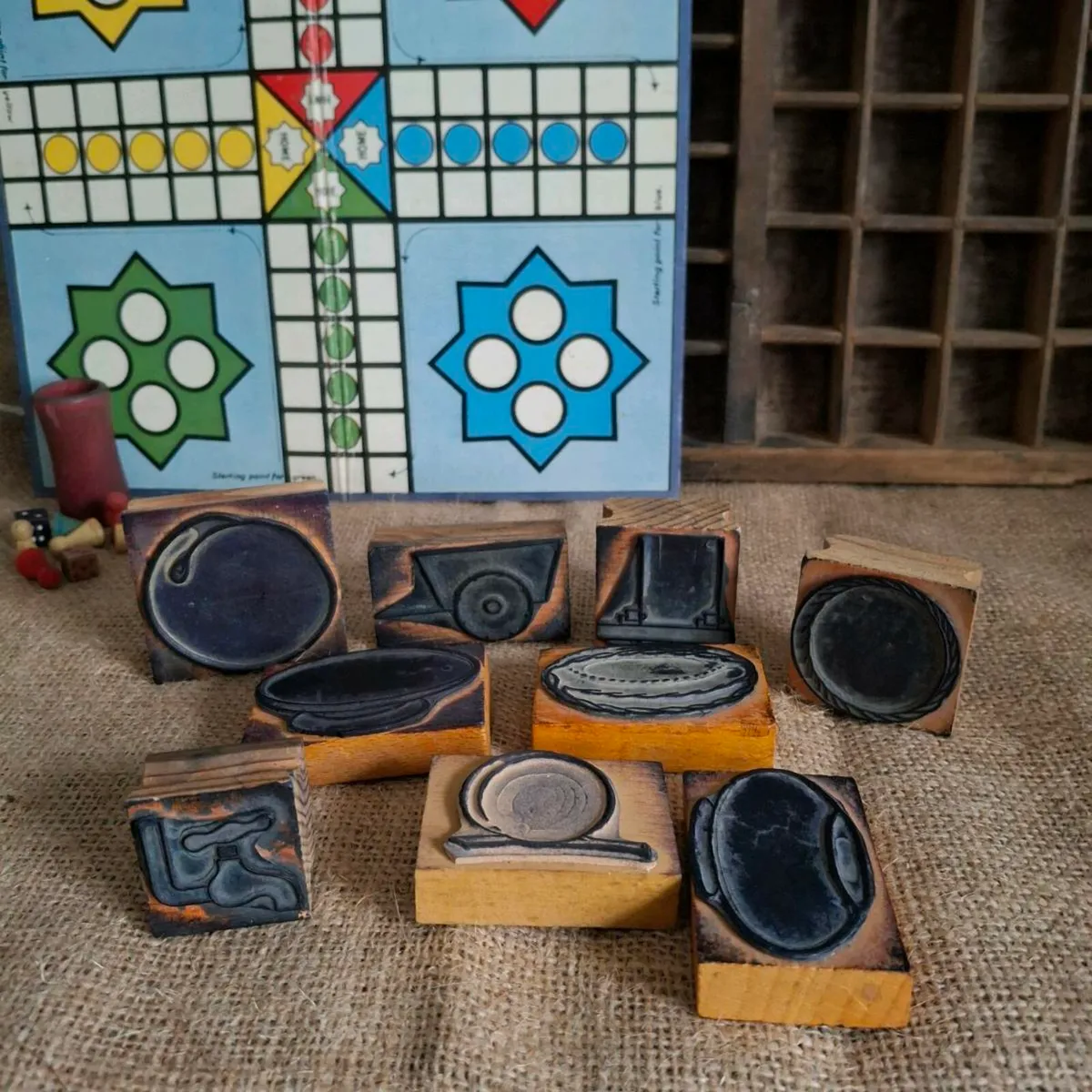 French School Printer Blocks - Image 1