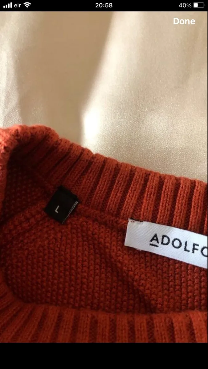 Mens jumper size L €10 - Image 3