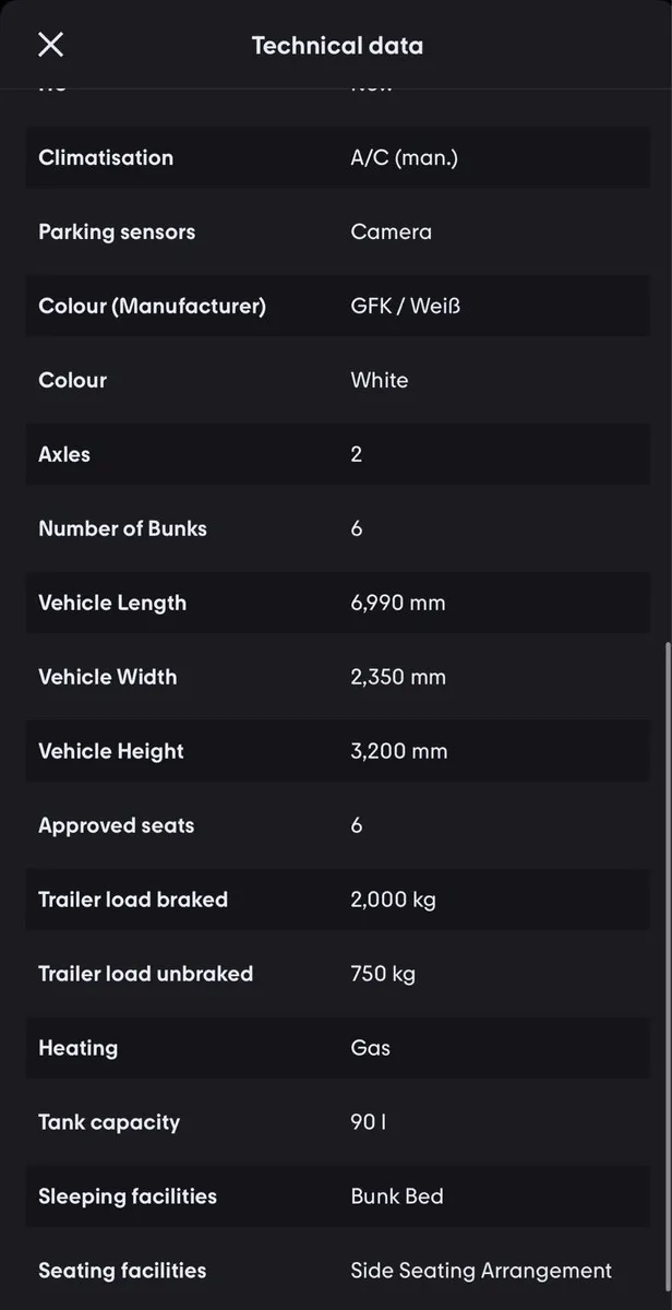 Forster A 699 DVB 6 Berth Motorhome LHD - Image 2