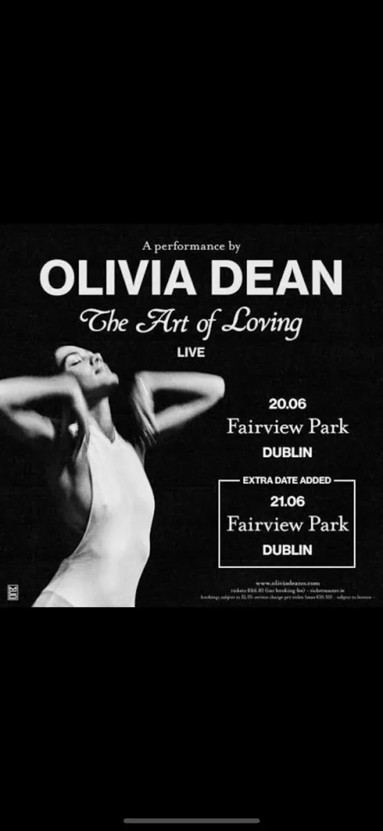 𝗢𝗹𝗶𝘃𝗶𝗮 𝗗𝗲𝗮𝗻 𝗧𝗶𝗰𝗸𝗲𝘁𝘀