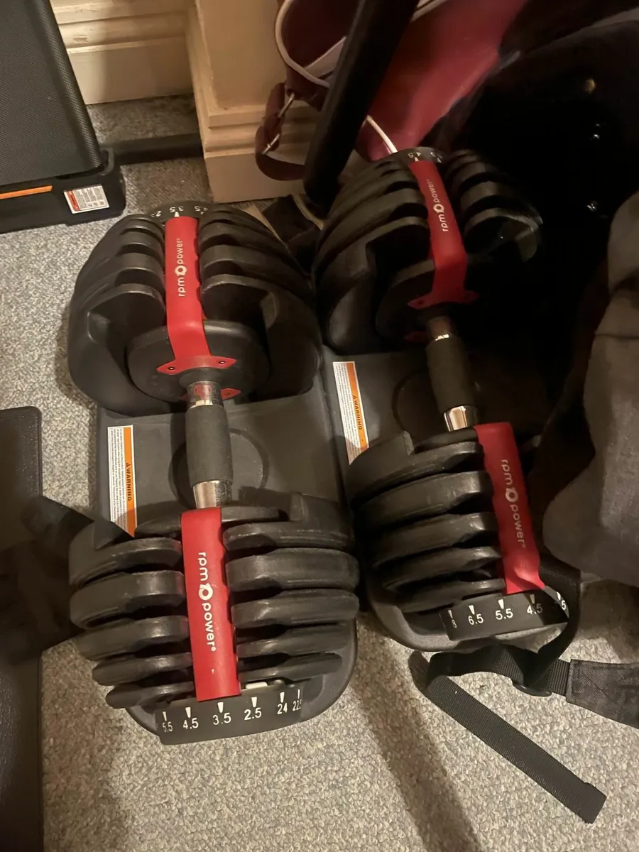 24 kg dumbels adjustable - Image 1