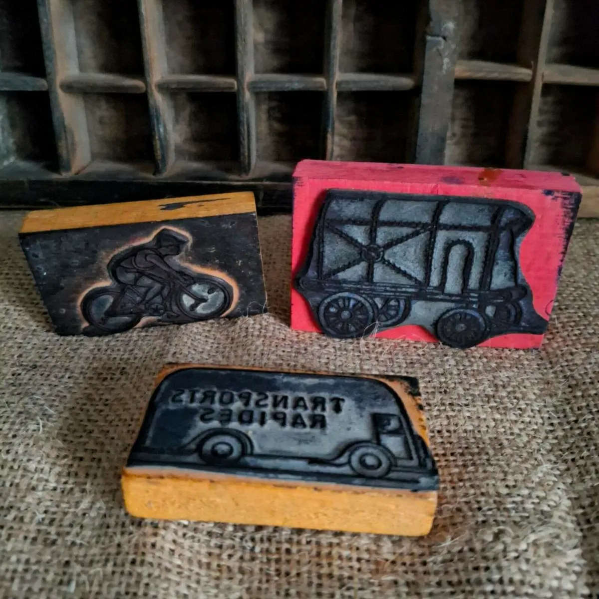 French Transport Printer Blocks - Image 1