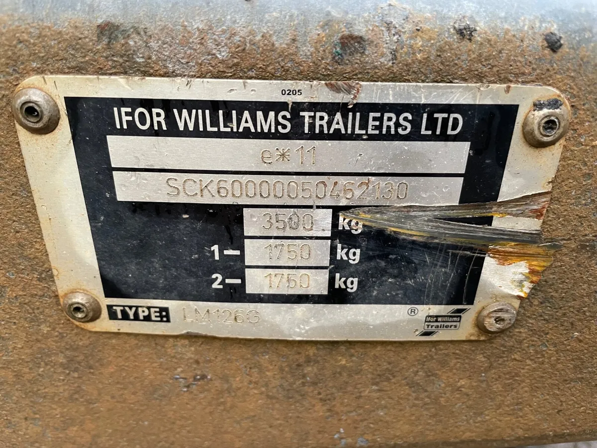 Iforwilliams 12ft by 6ft 6” drop side with ramps - Image 3