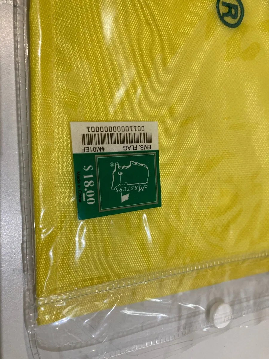 Masters 2001 Flag Tiger Woods Grand Slam - Image 3