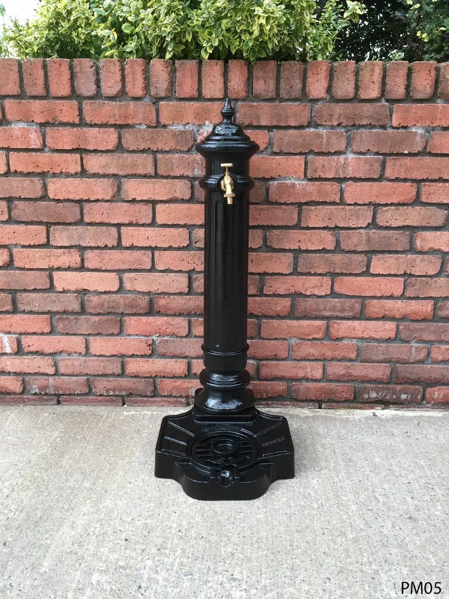 Cast iron garden water taps, pumps & bird baths - Image 1