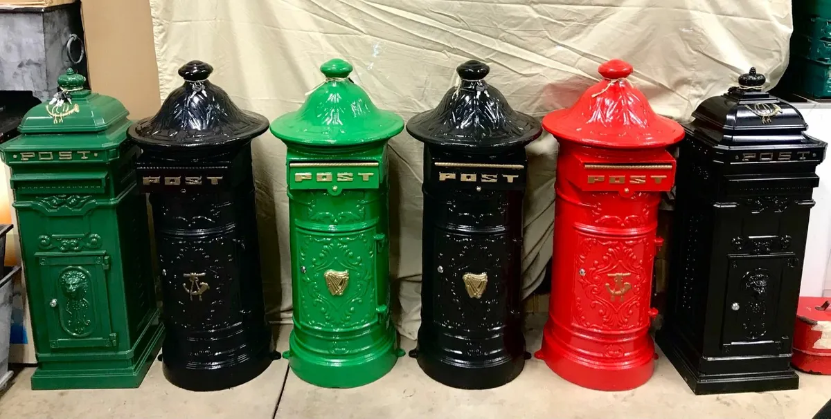 Cast iron & aluminium post boxes Garden furniture - Image 2