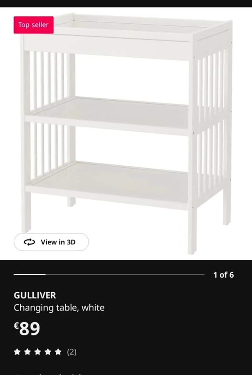 Ikea Gulliver Changing Table - Image 2