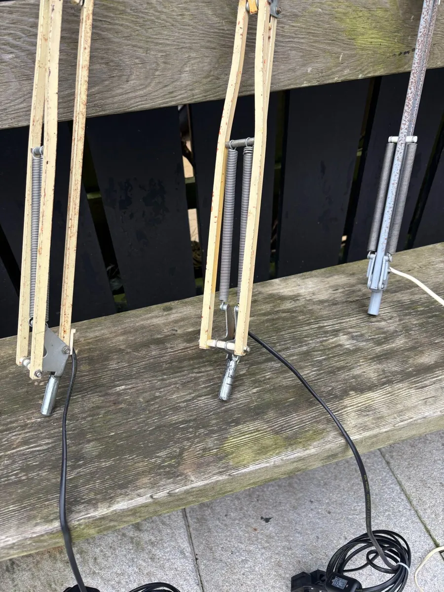 3 vintage desk lamps - Image 3