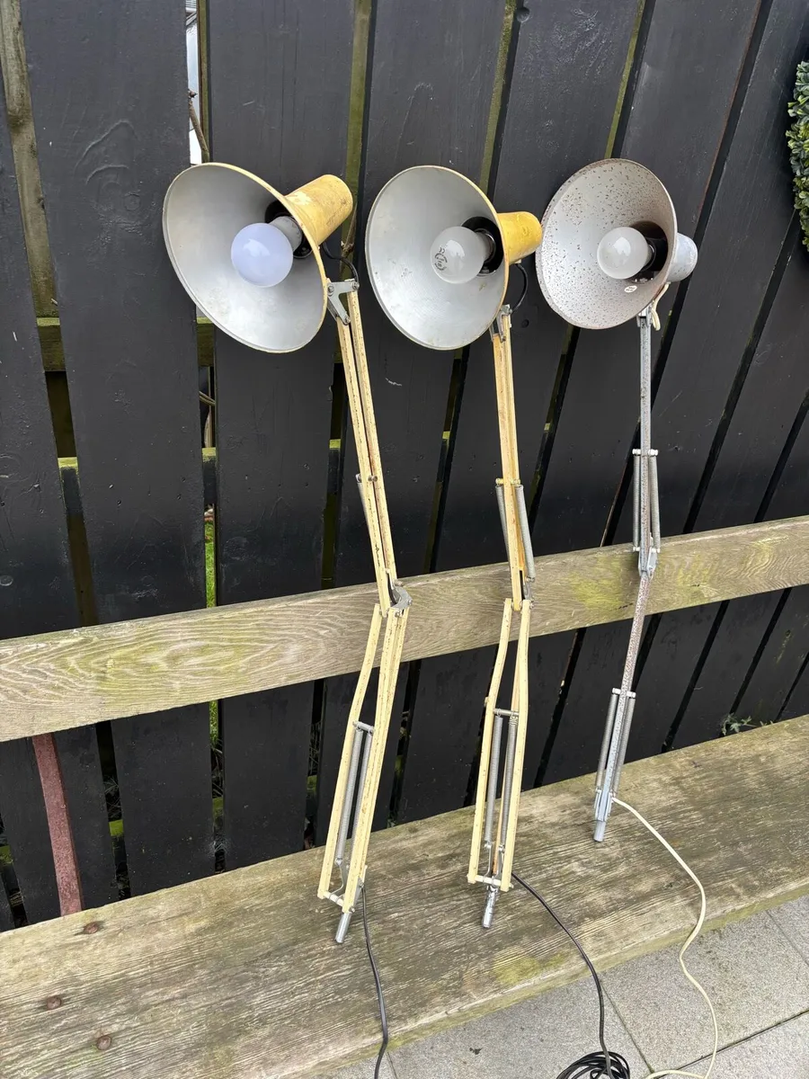 3 vintage desk lamps - Image 4