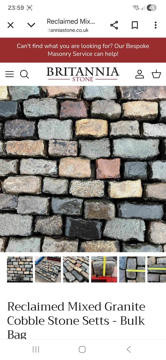 Cobble stones 110m2 - Image 1