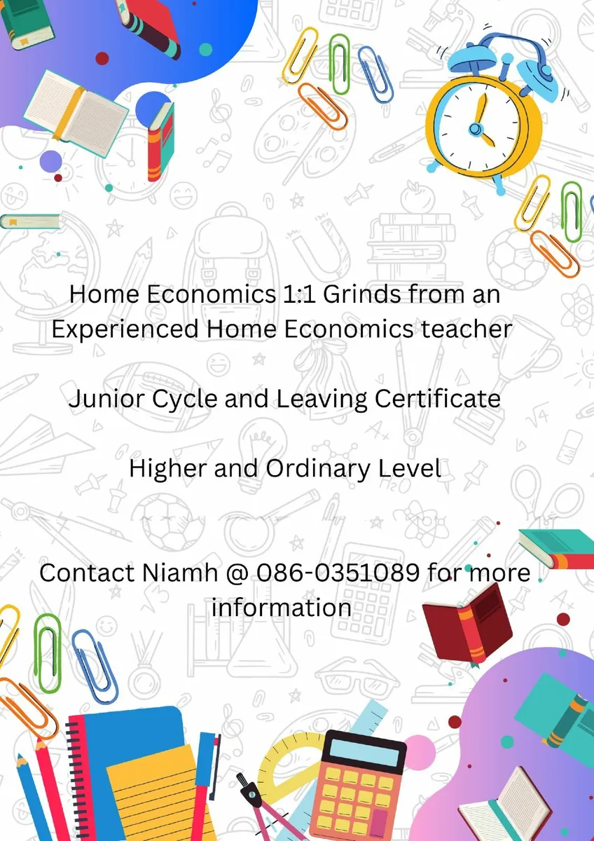 Home Economics Grinds - Image 1